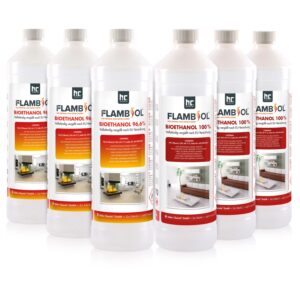 Flambiol Probierset 3 x 1l Bioethanol 96