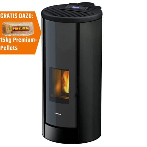 Freepoint Pelletofen Breeze Schwarz 10